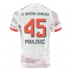 Bayern Munich Aleksandar Pavlovic #45 Bortatröja 2025-26 Korta ärmar